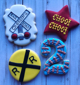 Train Theme Cookies