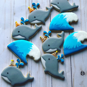 Whale theme Cookies
