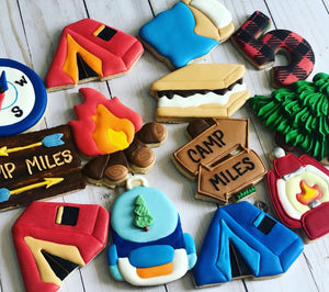 Camping Theme Cookies – Luli Sweet Shop