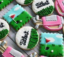 Load image into Gallery viewer, Golf theme cookies