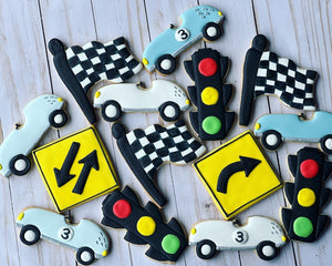 Vintage Car Theme Cookies