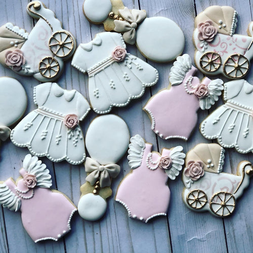 Girl Baby shower cookies