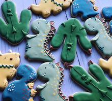 Load image into Gallery viewer, Dinosaur Cookies