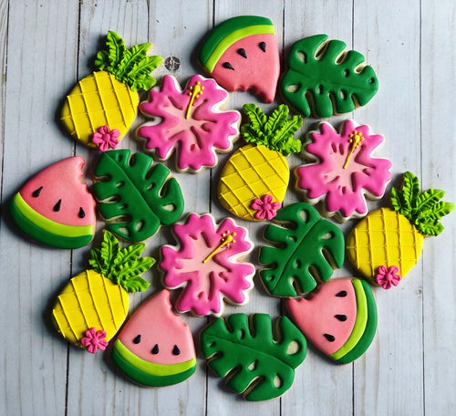 Tropical Summer theme Cookies