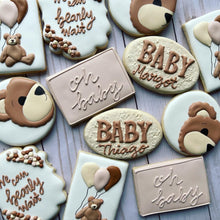 Load image into Gallery viewer, Bear Baby shower cookies