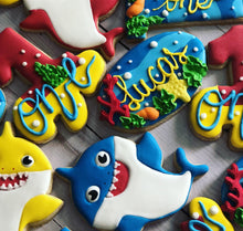 Load image into Gallery viewer, Baby shark Cookies