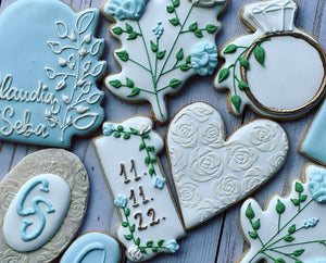 Wedding Theme cookies