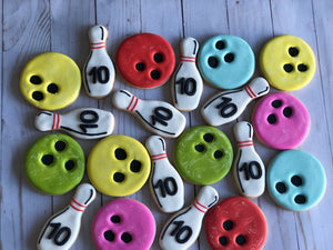 Bowling Theme Cookies