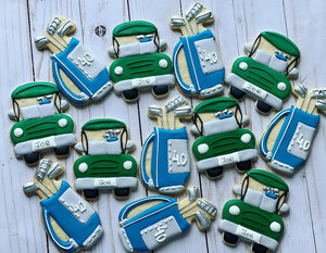 Golf theme cookies