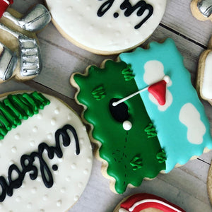 Red Golf theme cookies