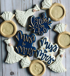 Wedding Bridal shower cookies