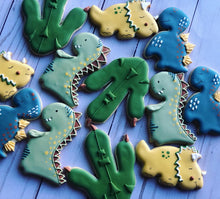 Load image into Gallery viewer, Dinosaur Cookies