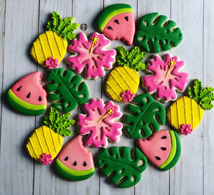 Tropical Summer theme Cookies