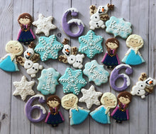 Load image into Gallery viewer, Frozen Princess Cookies