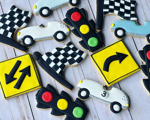 Vintage Car Theme Cookies