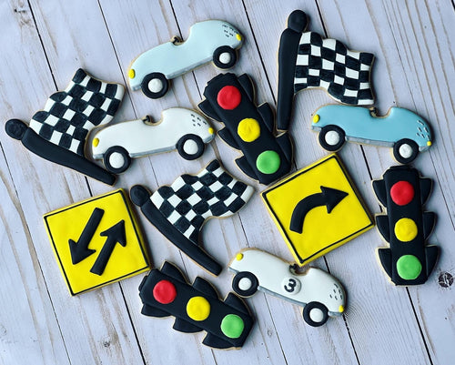 Vintage Car Theme Cookies