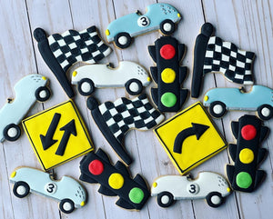 Vintage Car Theme Cookies