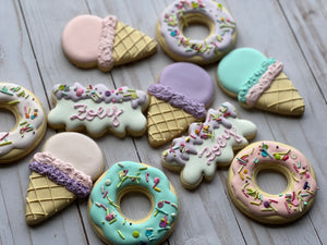 Ice cream Summer theme Cookies