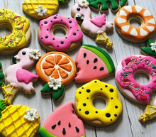 Load image into Gallery viewer, Tropical Summer theme Cookies