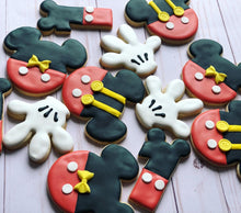 Load image into Gallery viewer, Mickey theme cookies