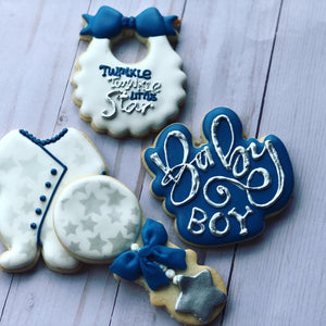 Baby shower cookies