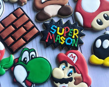 Load image into Gallery viewer, Mario Bro theme Cookies