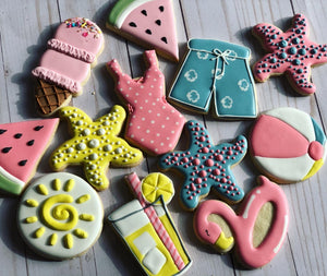 Summer  beach theme Cookies