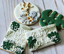 Load image into Gallery viewer, Safari Animal baby shower Cookies