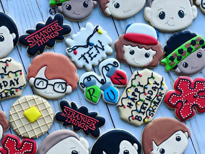 Stranger things theme Cookies