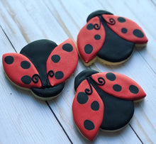 Load image into Gallery viewer, Ladybug Theme Cookies
