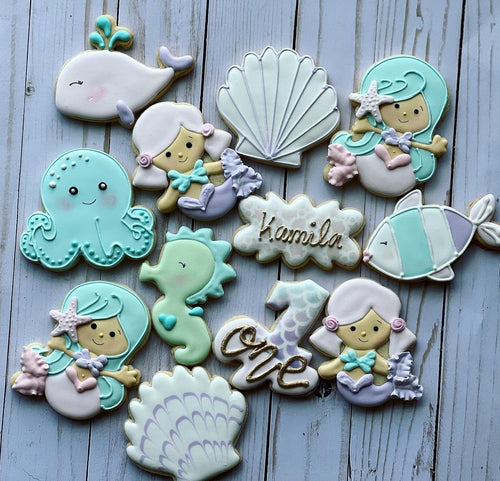 Mermaid theme Cookies