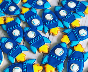 Cohetes theme Cookies