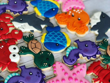 Load image into Gallery viewer, Under the sea theme Cookies
