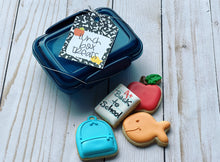 Load image into Gallery viewer, Mini School cookies in a lunch box