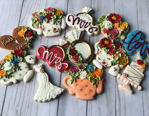 Wedding Bridal shower cookies