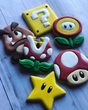 Load image into Gallery viewer, Mario Bro theme Cookies