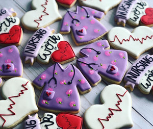 Nurse theme cookies
