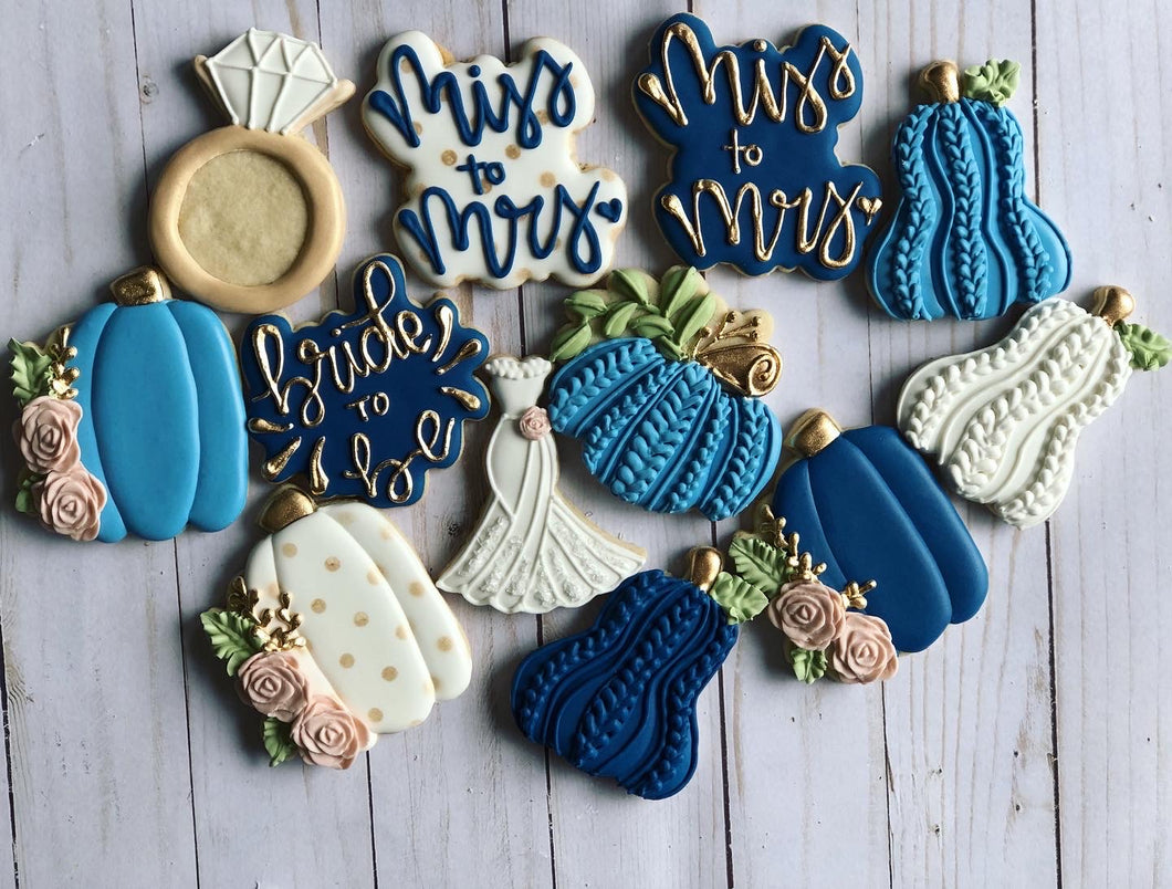 Wedding Bridal shower cookies