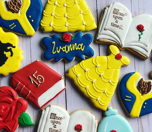 Beauty and the Beast Princess Cookies