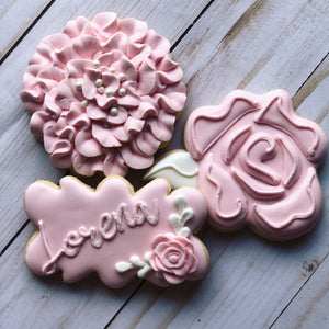 Birthday Tiles theme Cookies