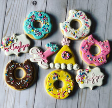 Load image into Gallery viewer, Donut theme Cookies