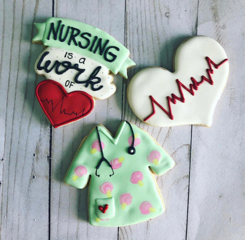 Nurse theme cookies