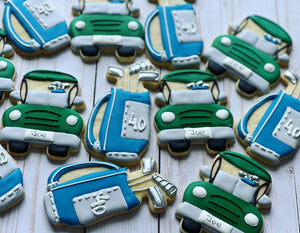 Golf theme cookies