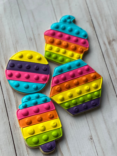 Pop it Theme Cookies