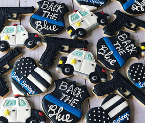 Police theme Cookies