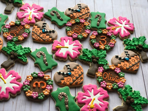 Moana theme cookies