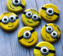 Load image into Gallery viewer, Minion theme cookies
