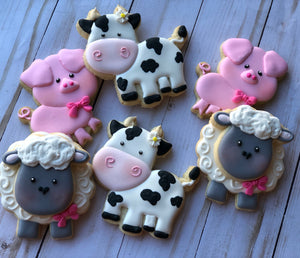 Farm Animal Cookies