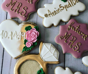 Bridal shower cookies