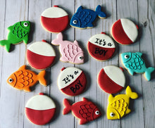 Load image into Gallery viewer, Fish Baby shower cookies